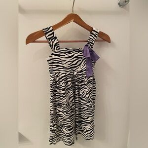 American Girl Girls Size 8 Zebra Dress